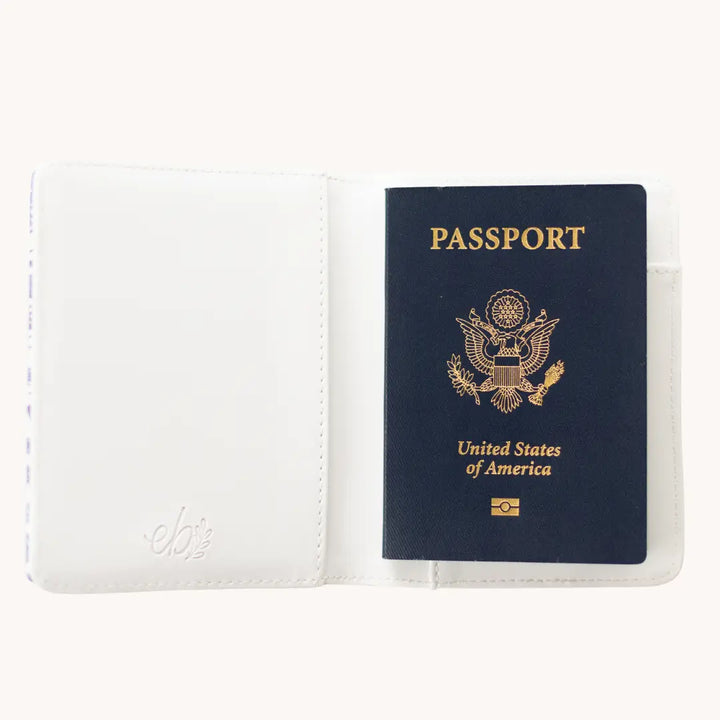 Passport Cover - Porcelain Floral