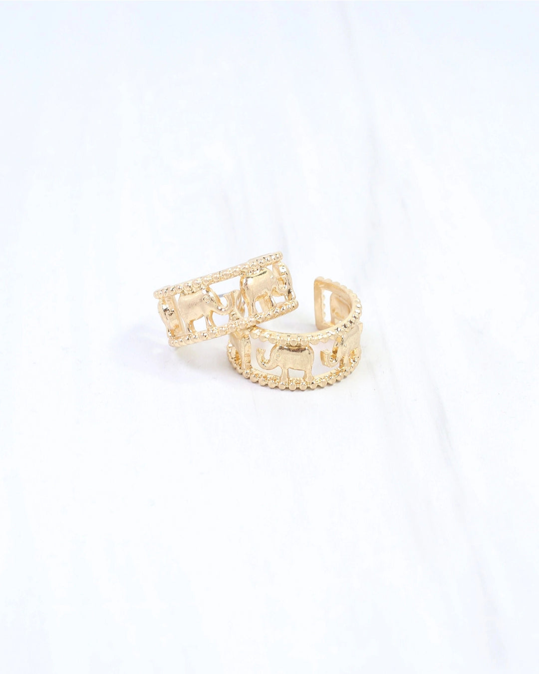 Elephant Hoop Earrings