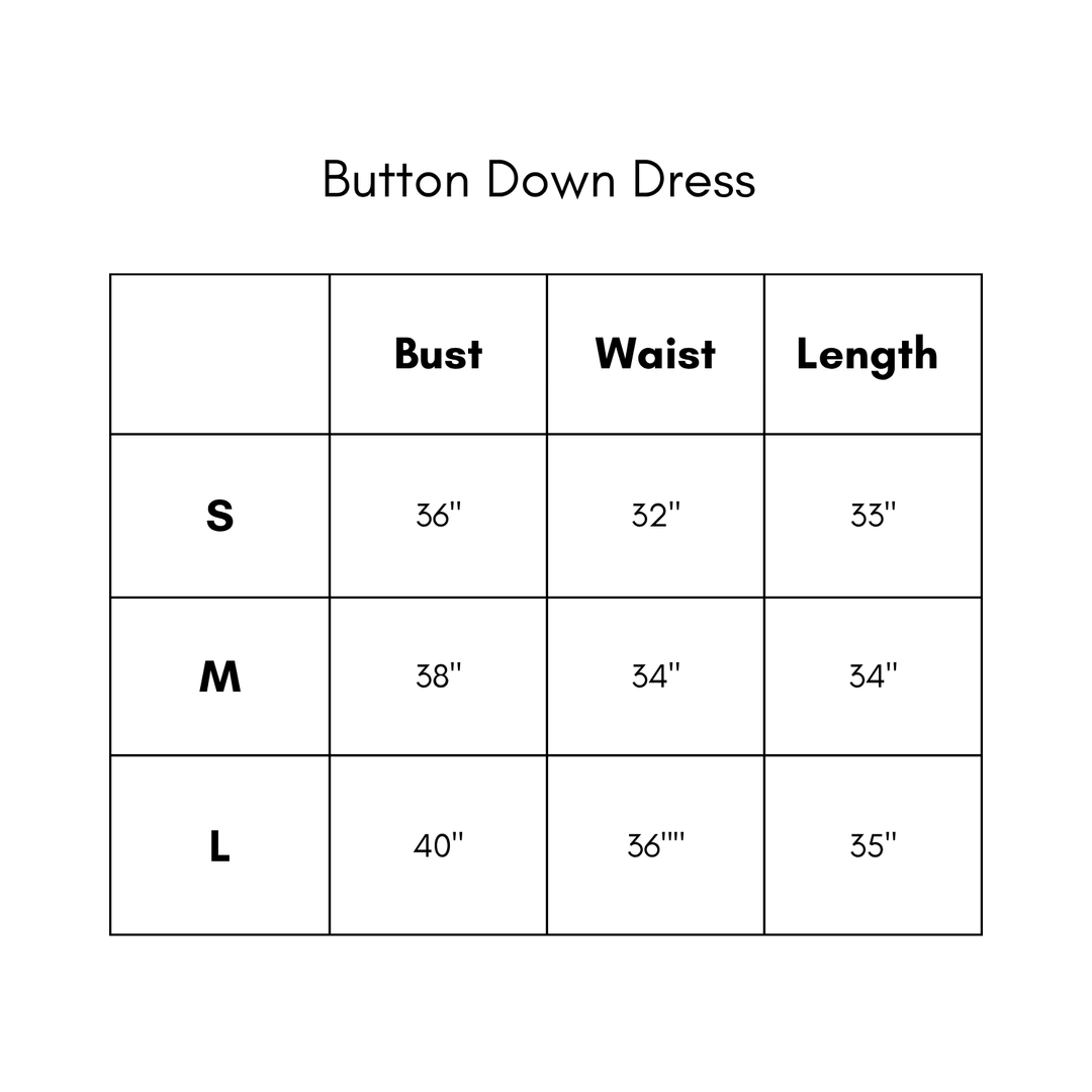Button Down Dress - Ecru