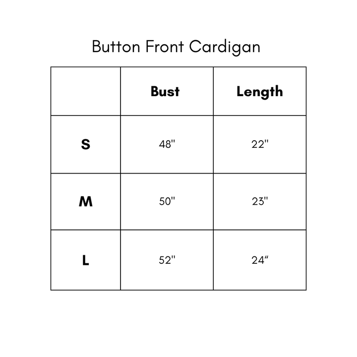Button Front Cardigan - Cream