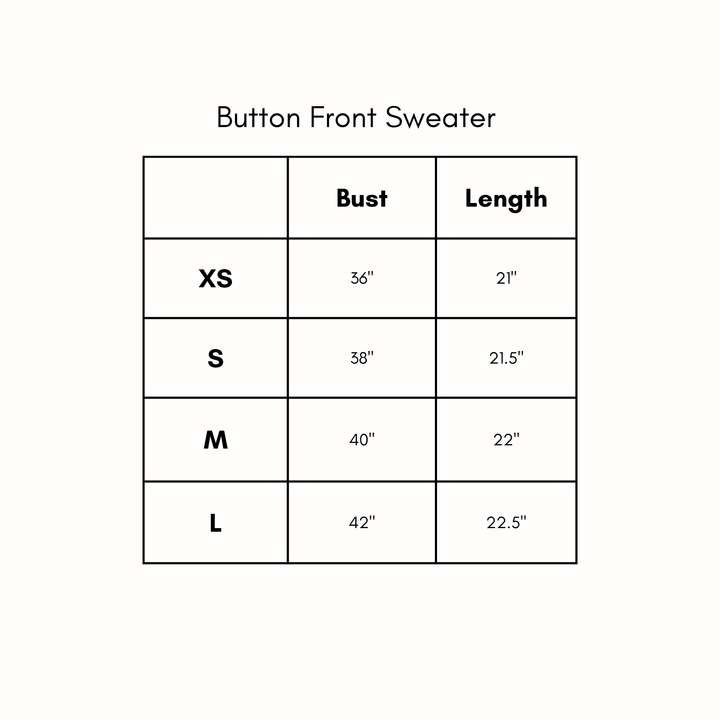 Button Front Sweater - Olive