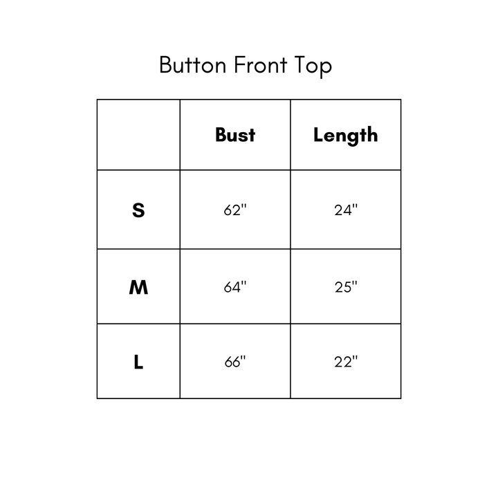 Button Front Top - Camel
