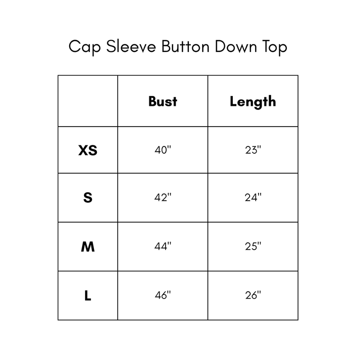 Cap Sleeve Button Down Top - Pink