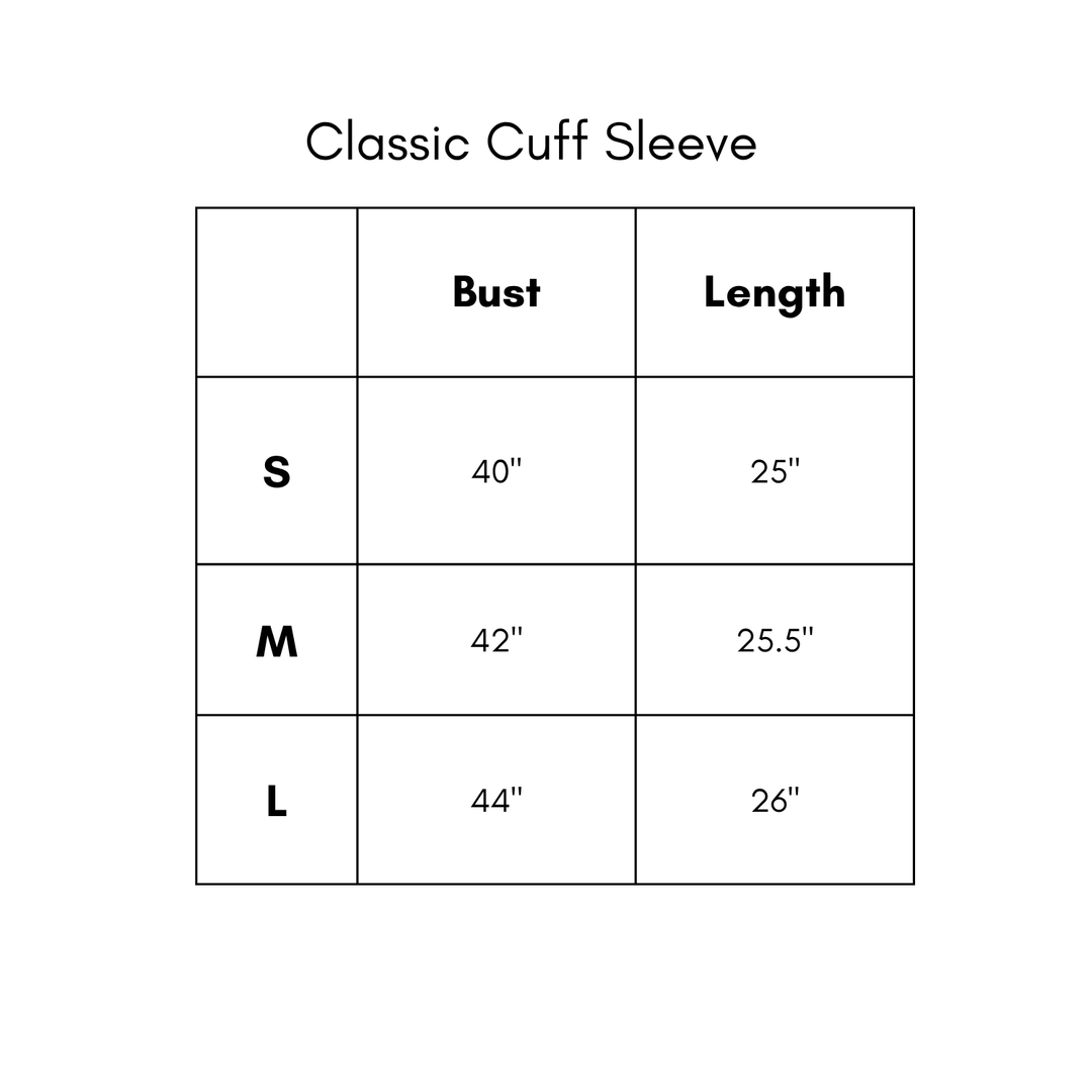 Classic Cuff Sleeve Tee - White
