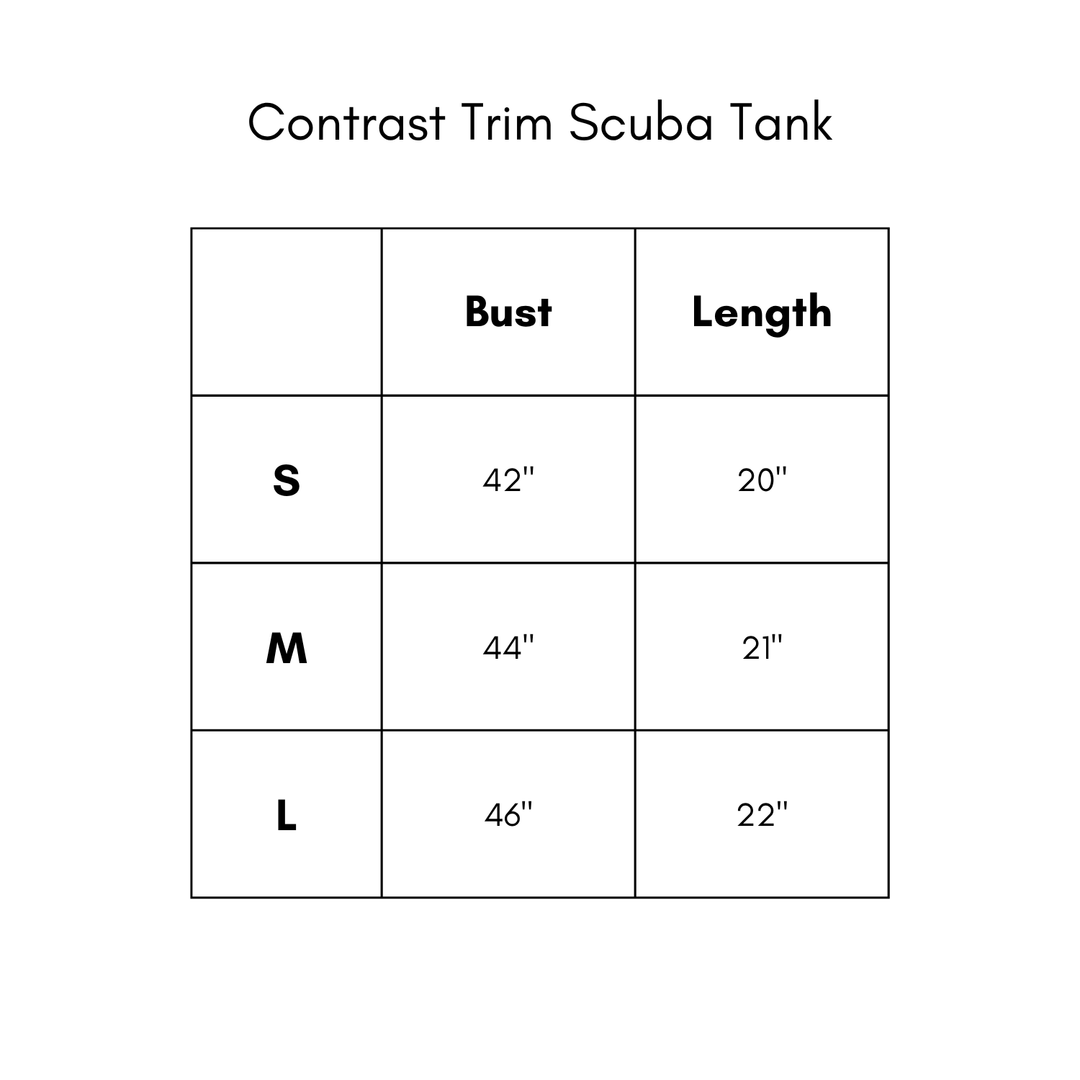 Contrast Trim Scuba Tank - Red