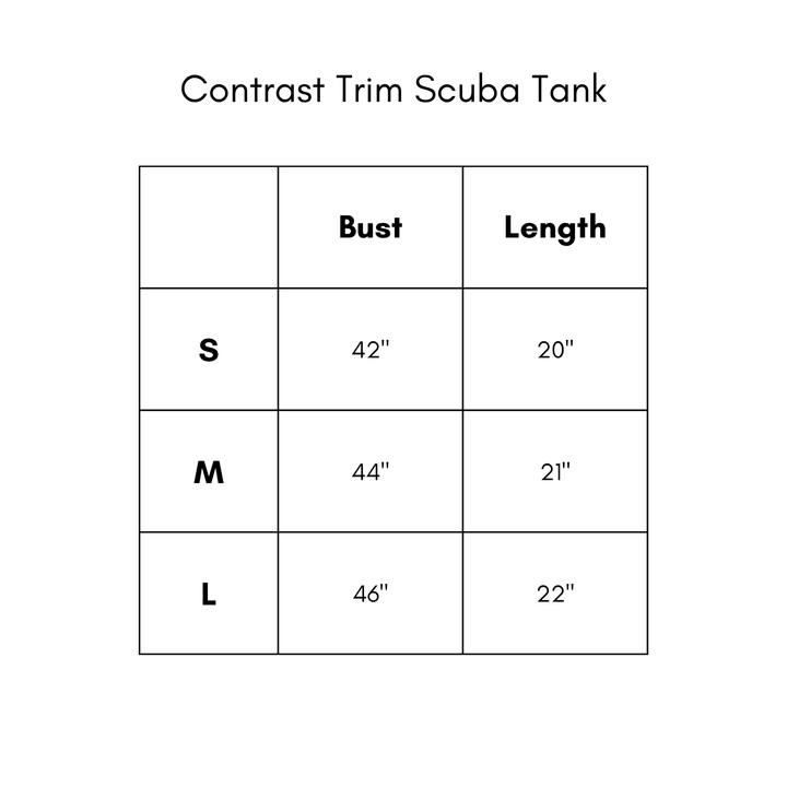 Contrast Trim Scuba Tank - Red