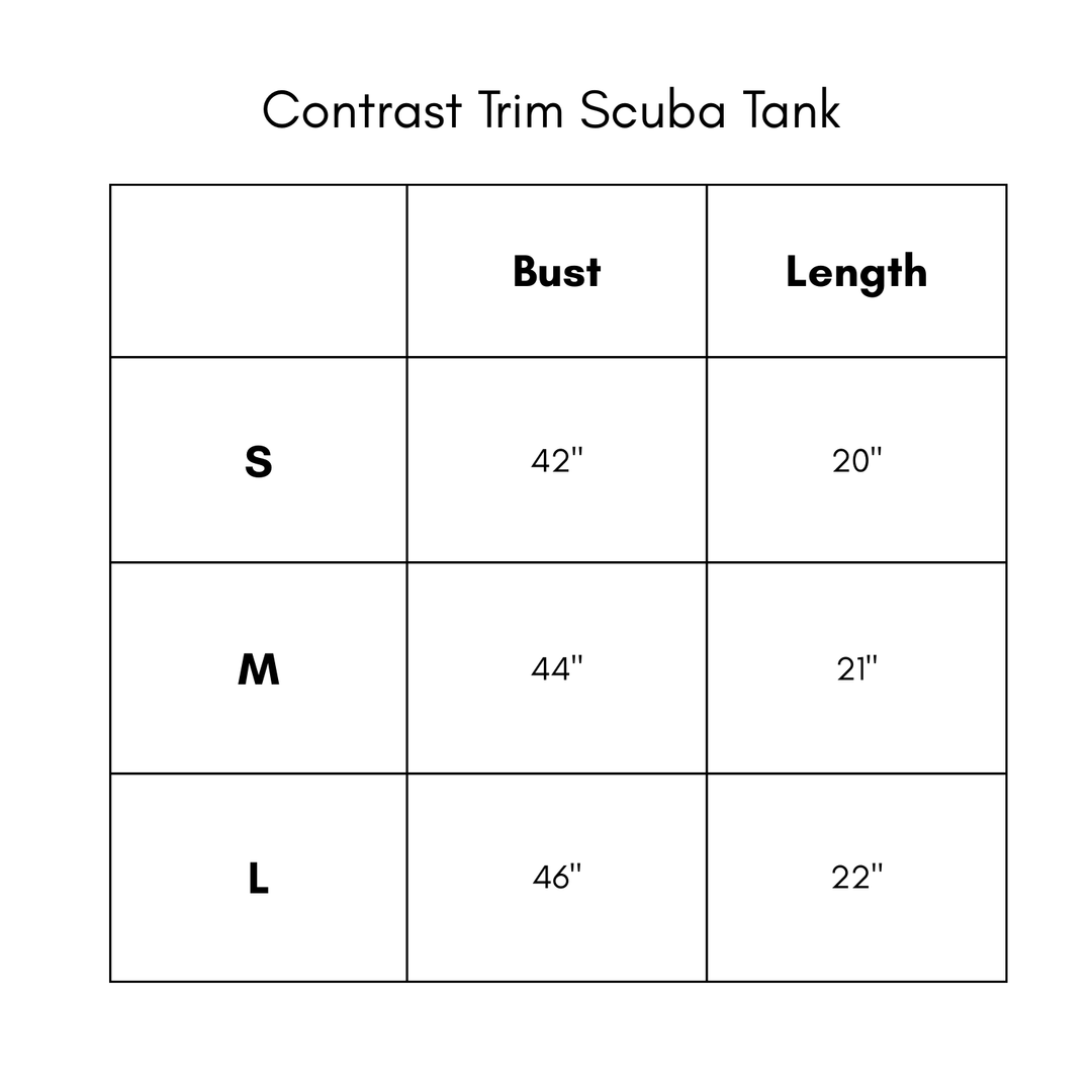 Contrast Trim Scuba Tank - Pink