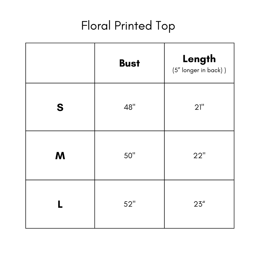 Floral Printed Top