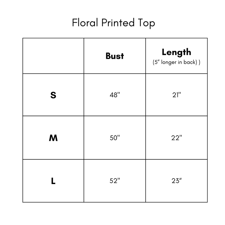 Floral Printed Top