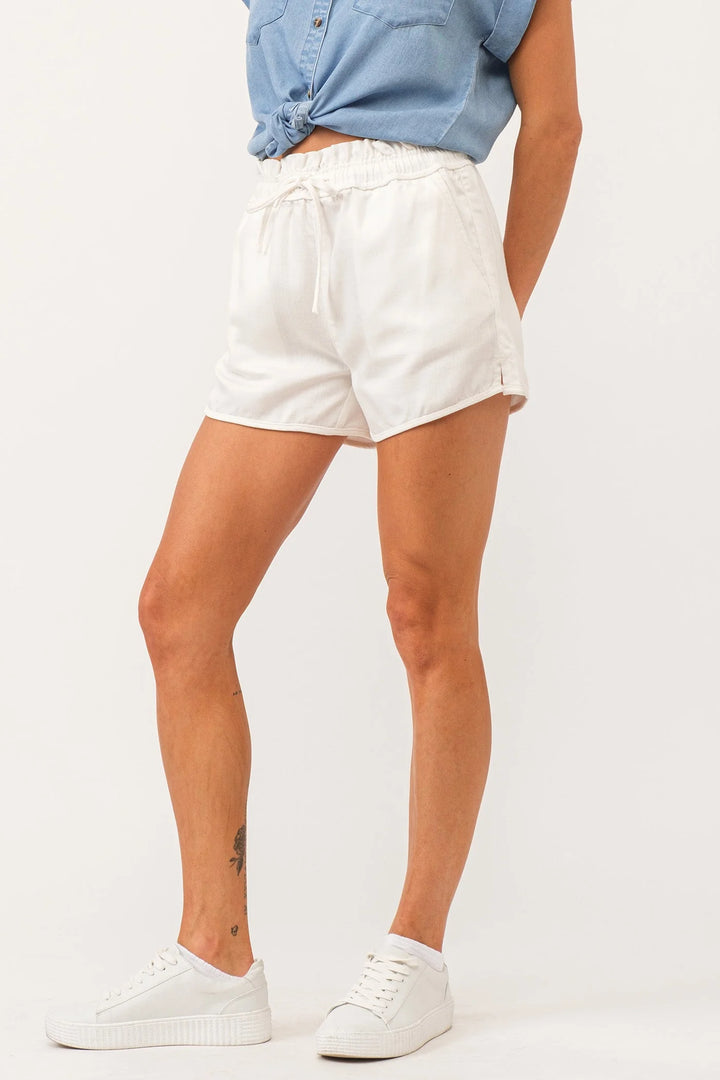 Dear John Krissy Shorts - White