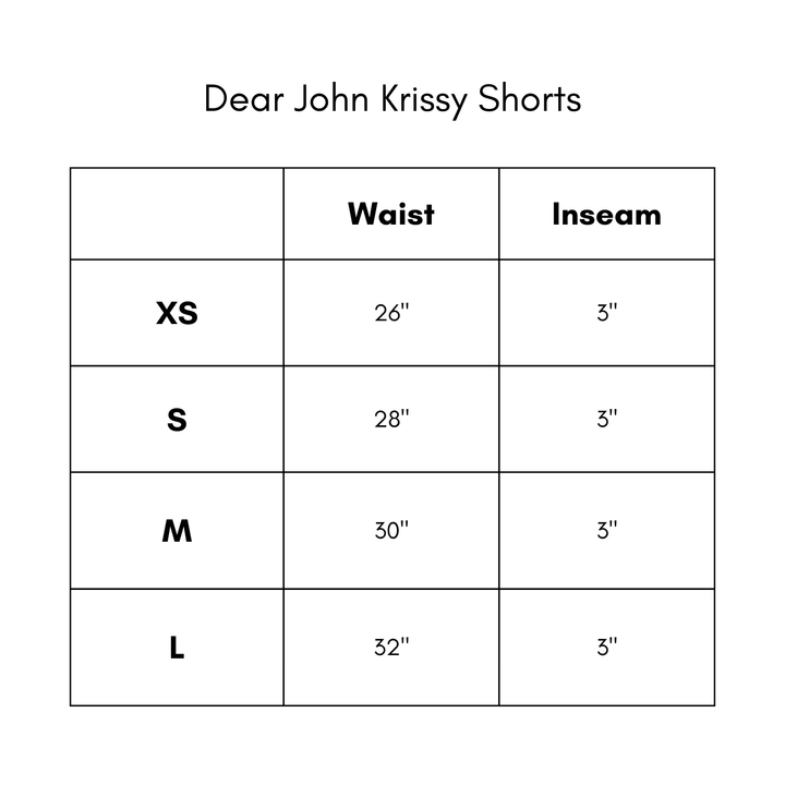 Dear John Krissy Shorts - Black