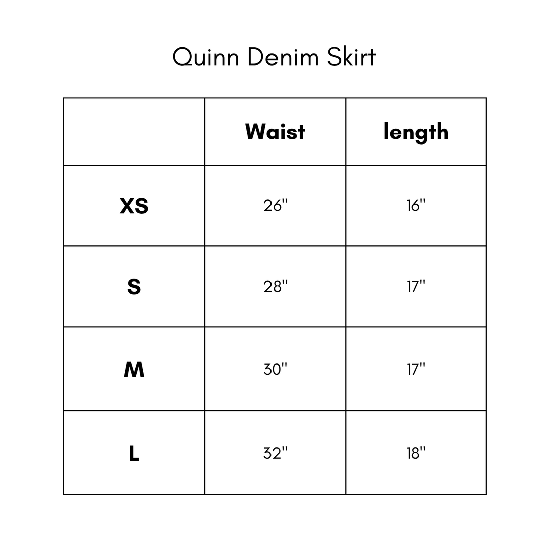 Dear John Quinn Denim Skirt