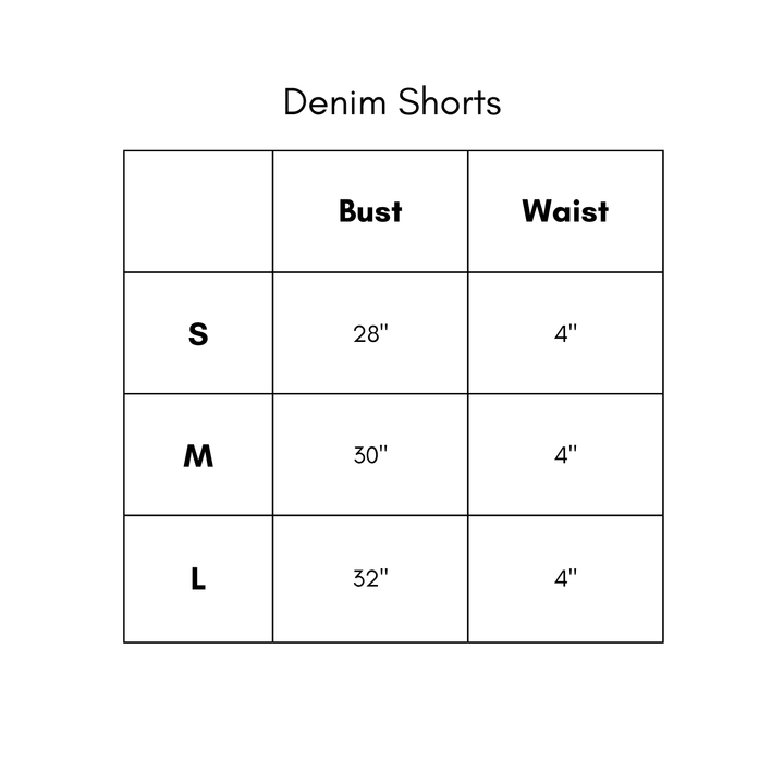 Denim Shorts - Green