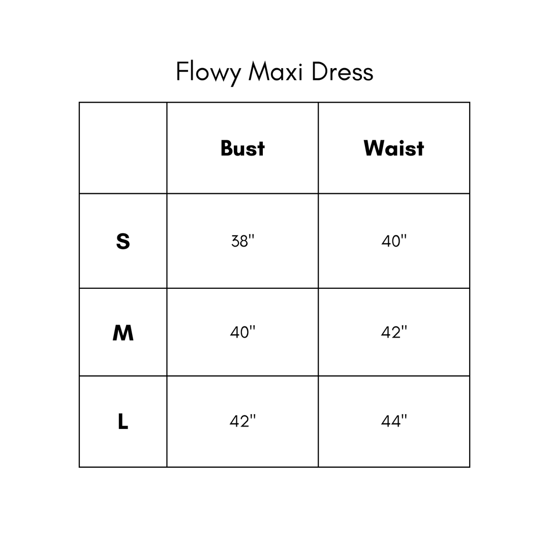 Flowy Maxi Dress - Pacific