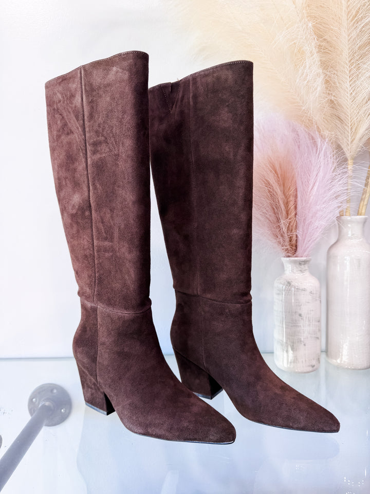 Shu Shop Zelena Boots - Brown Suede