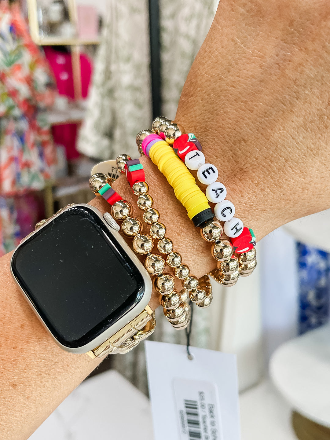 Teacher Bracelet Stack