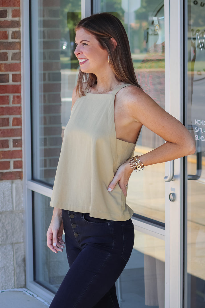 Lightweight Twill Tank - Dune