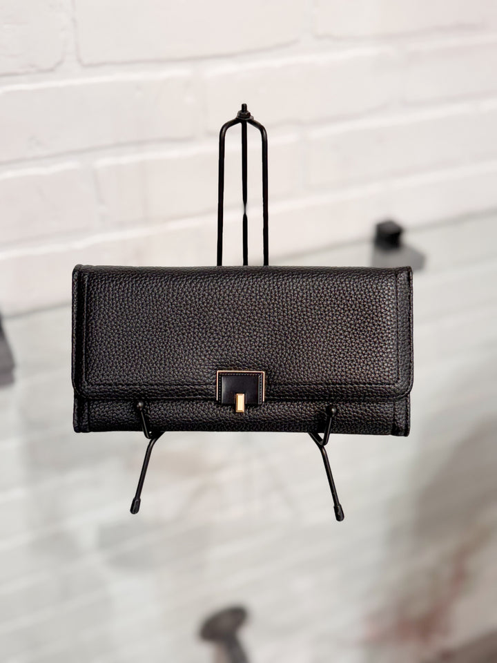 Melissa Large Wallet - Black