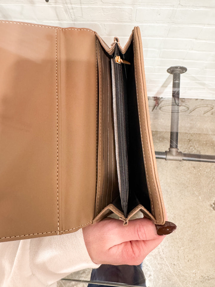 Melissa Large Wallet - Khaki