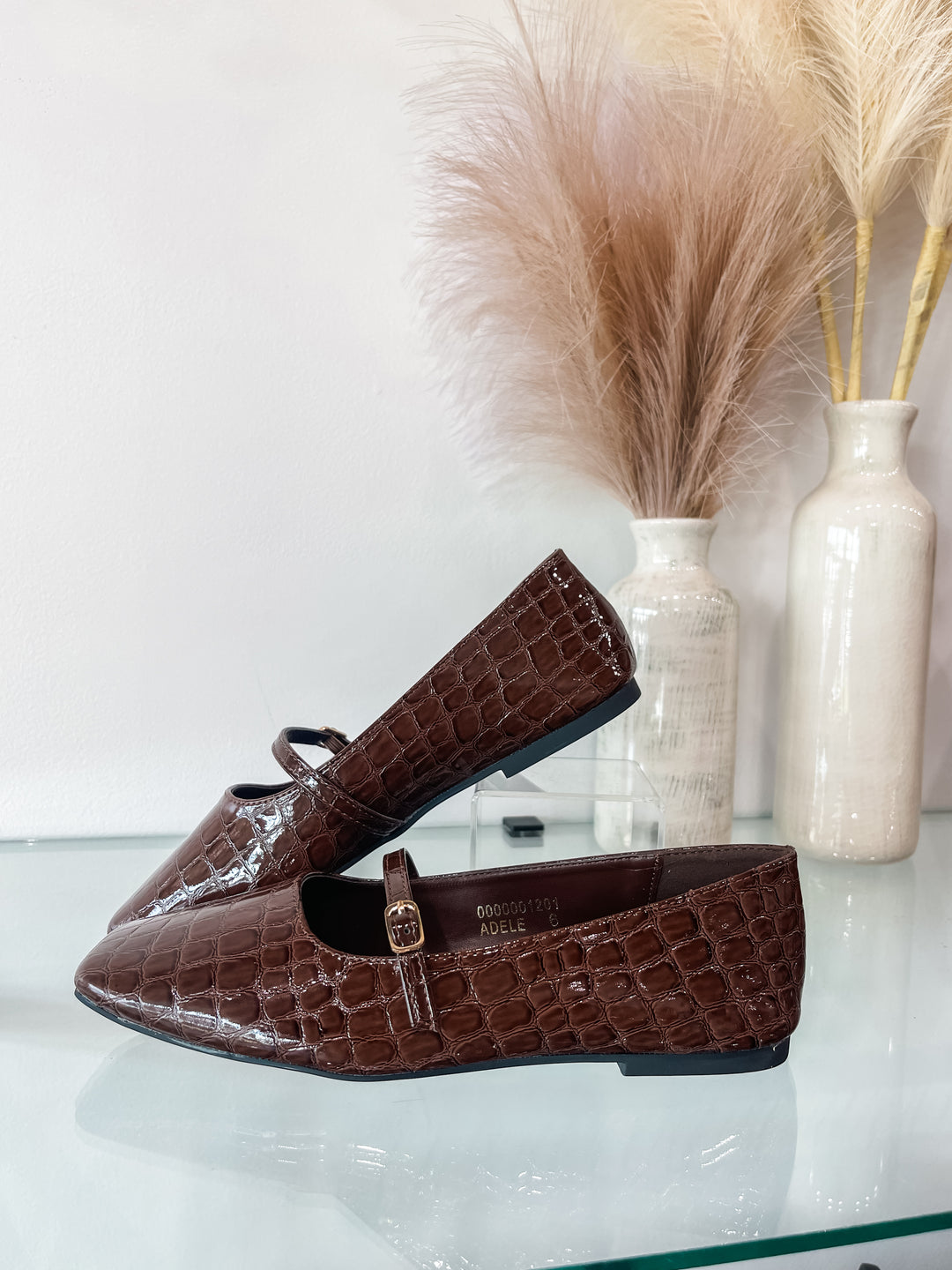 Shu Shop Adele - Brown Croco