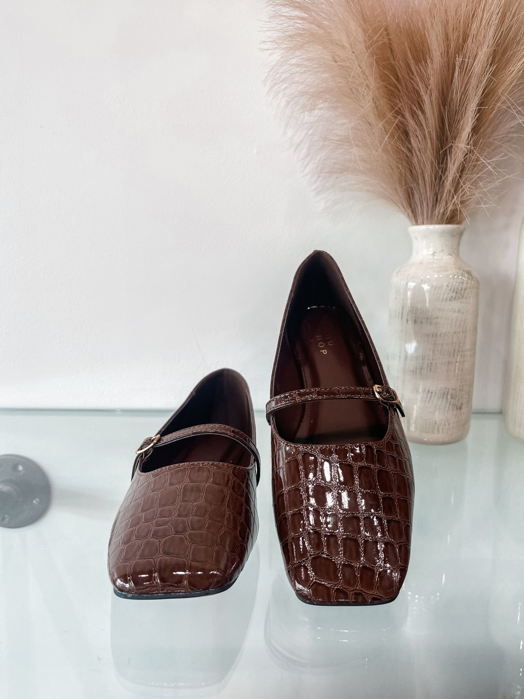 Shu Shop Adele - Brown Croco