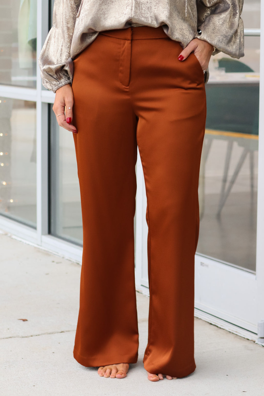 Tailored Dress Pant - Toffee