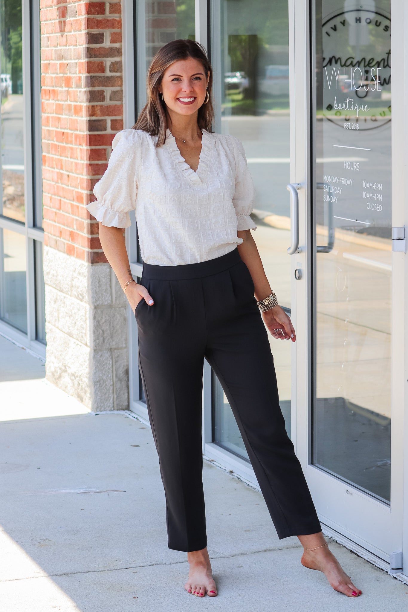 Dress pants and clearance blouse