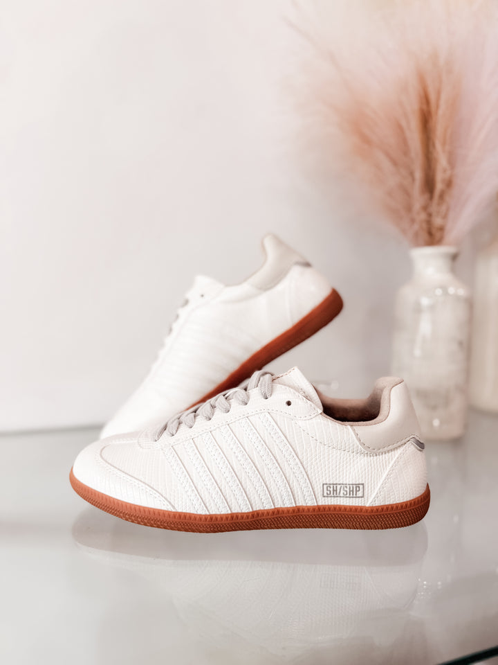 Shu Shop Stevie Sneakers - Bone Lizard