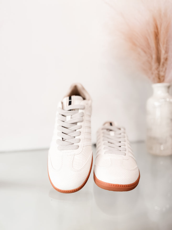 Shu Shop Stevie Sneakers - Bone Lizard