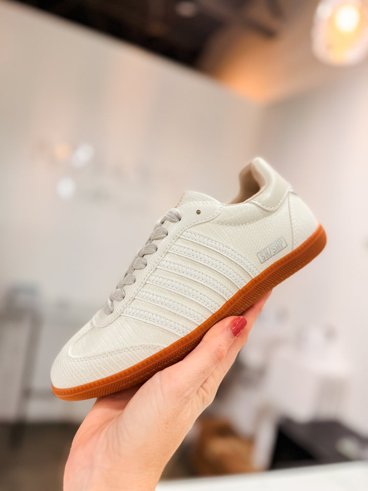 Shu Shop Stevie Sneakers - Bone Lizard