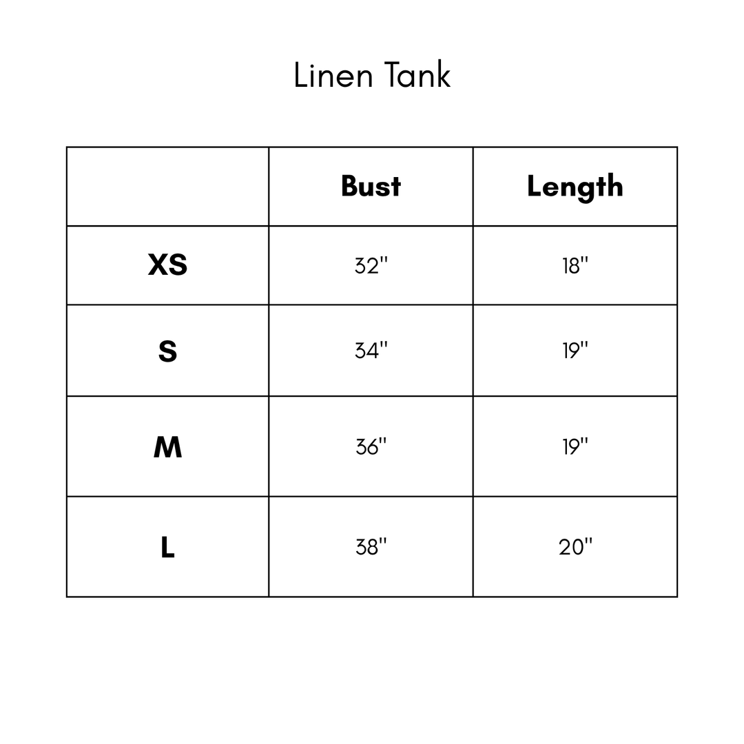 Linen Tank - Off White