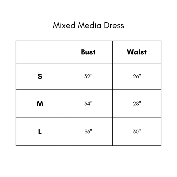 Mixed Media Midi Dress - Olive