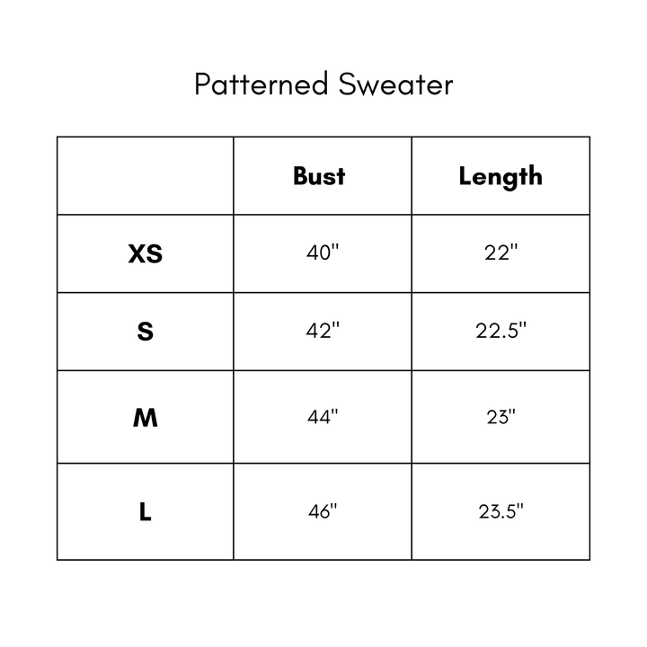 Patterned Sweater