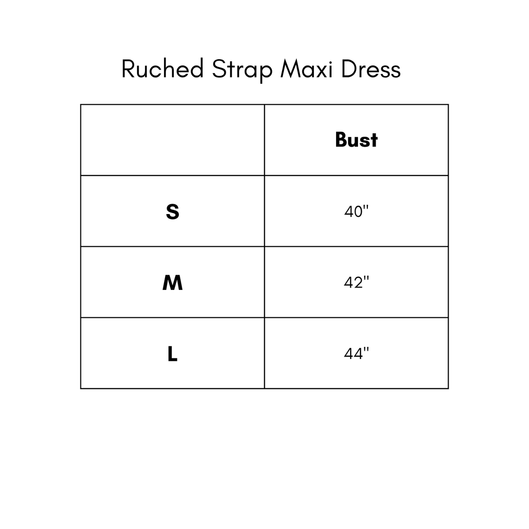 Ruched Strap Maxi Dress - Limoncello