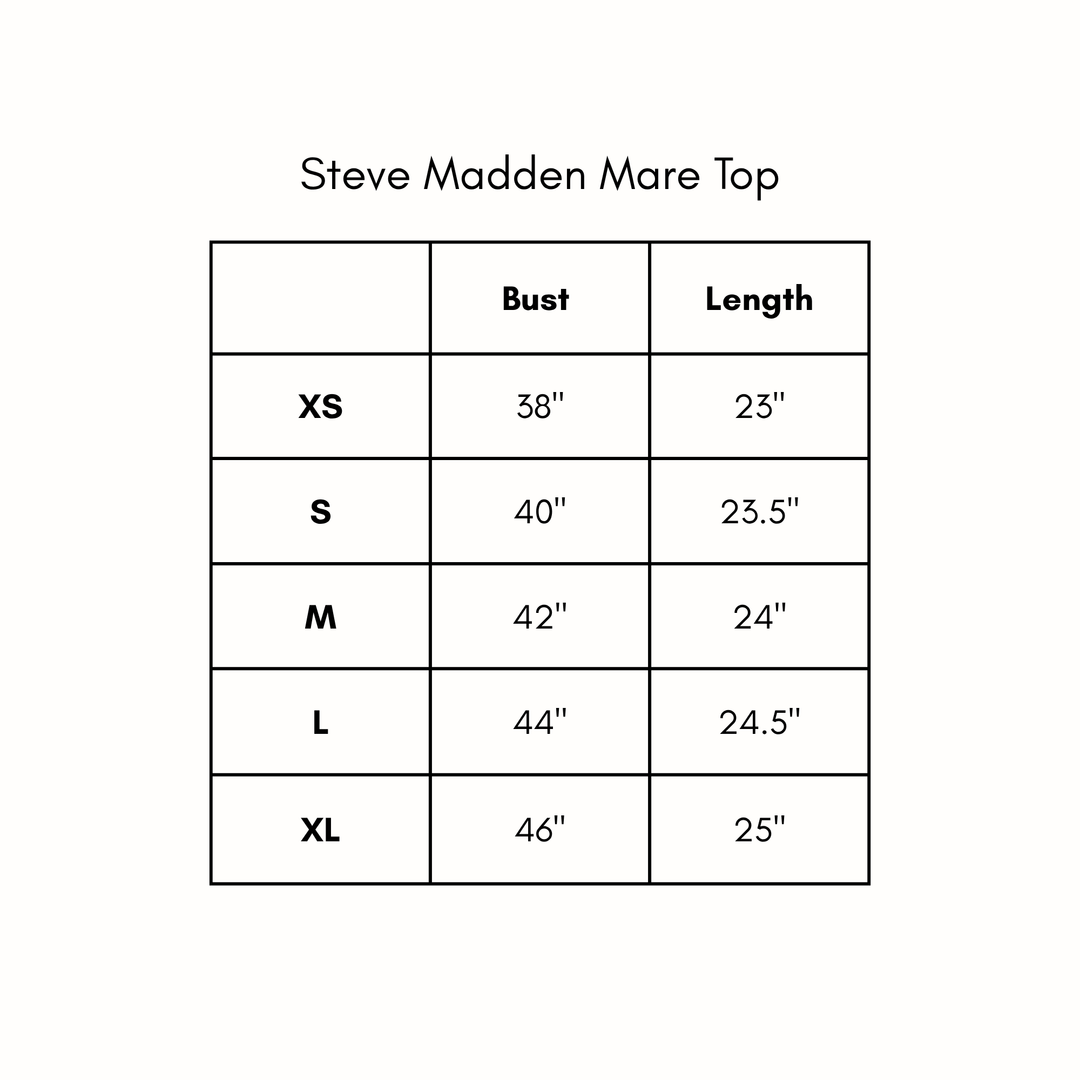 Steve Madden Mare Top - Cream