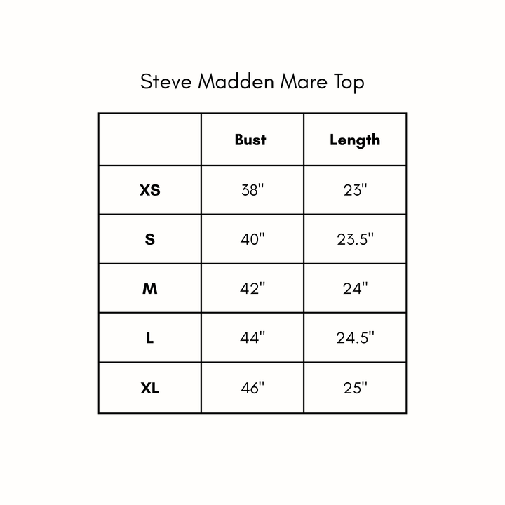 Steve Madden Mare Top - Cream