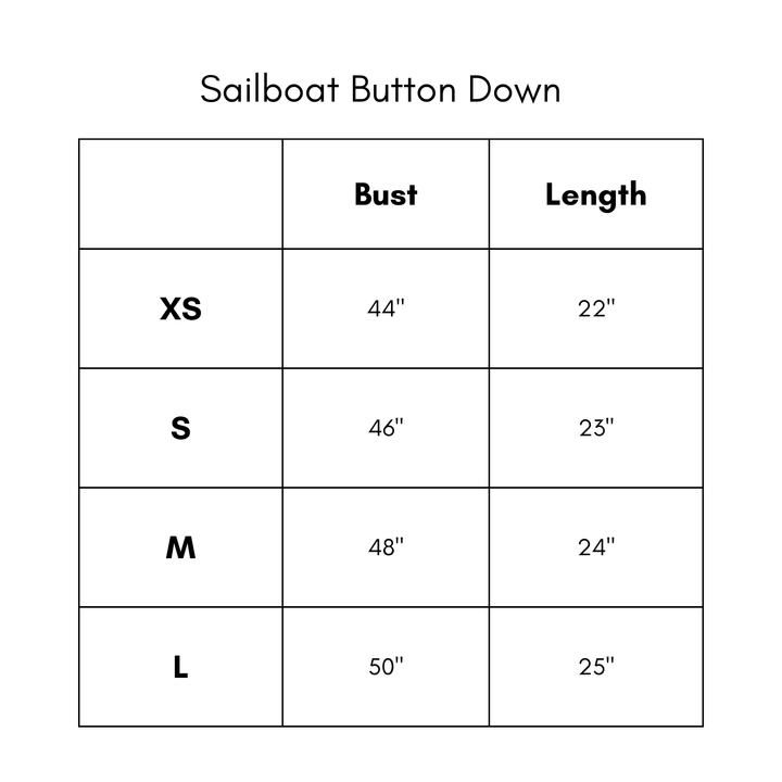 Sailboat Button Down - Cream