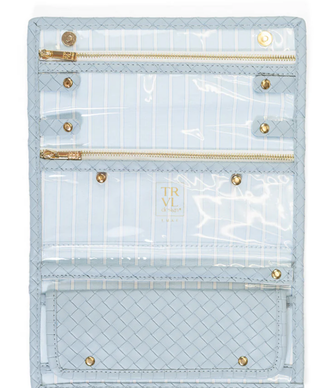 Luxe Jewelry Wallet - Woven Surf