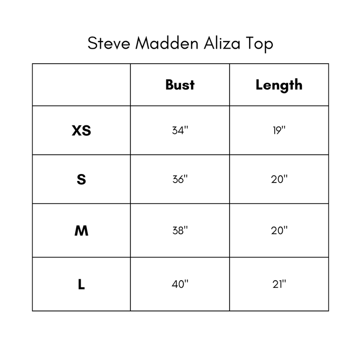 Steve Madden Aliza Top - Blue