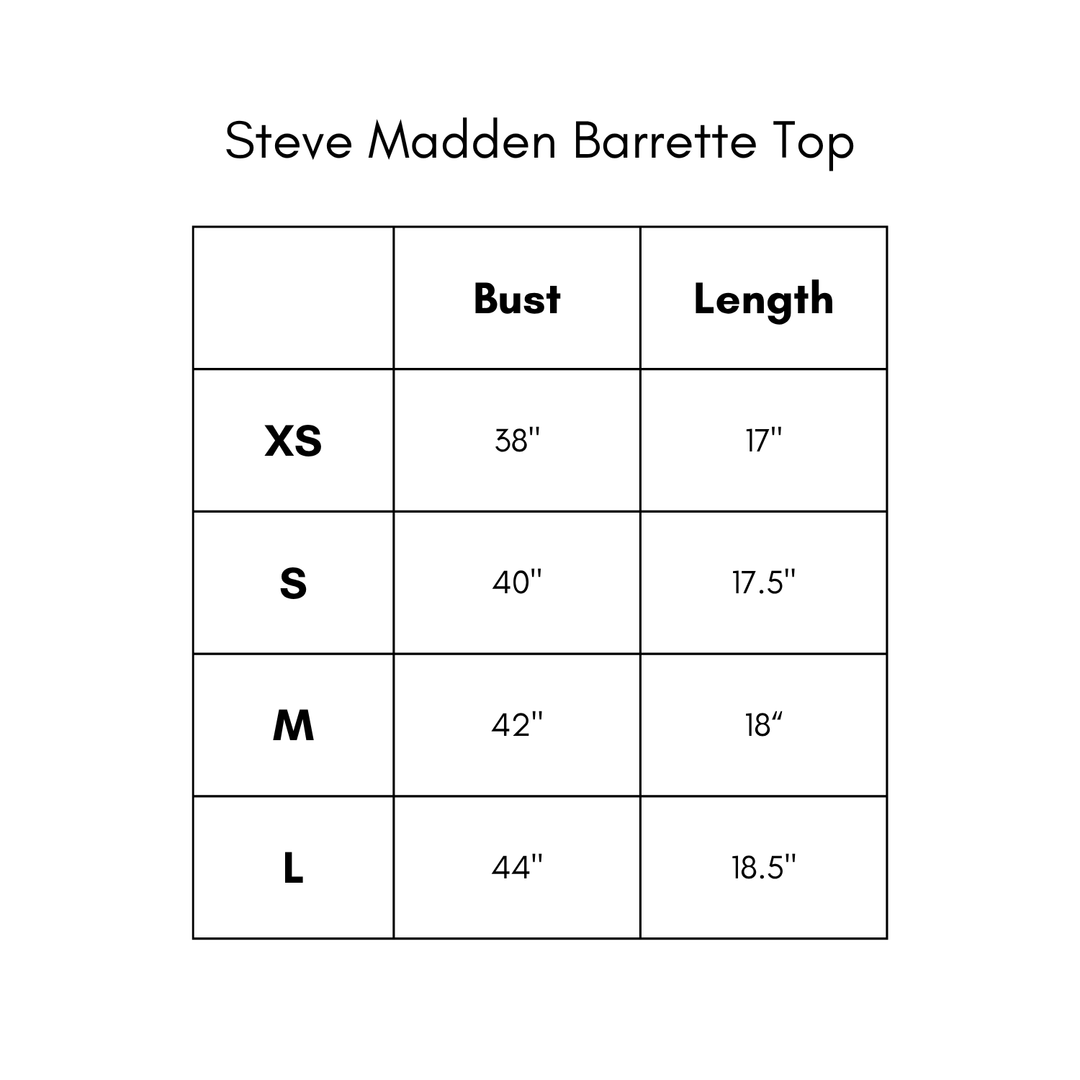 Steve Madden Barrette Top - White