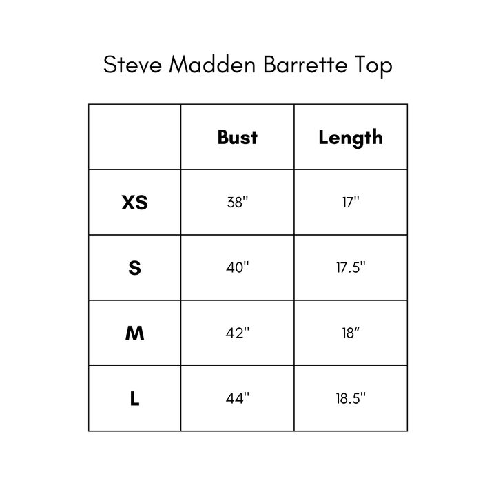 Steve Madden Barrette Top - White