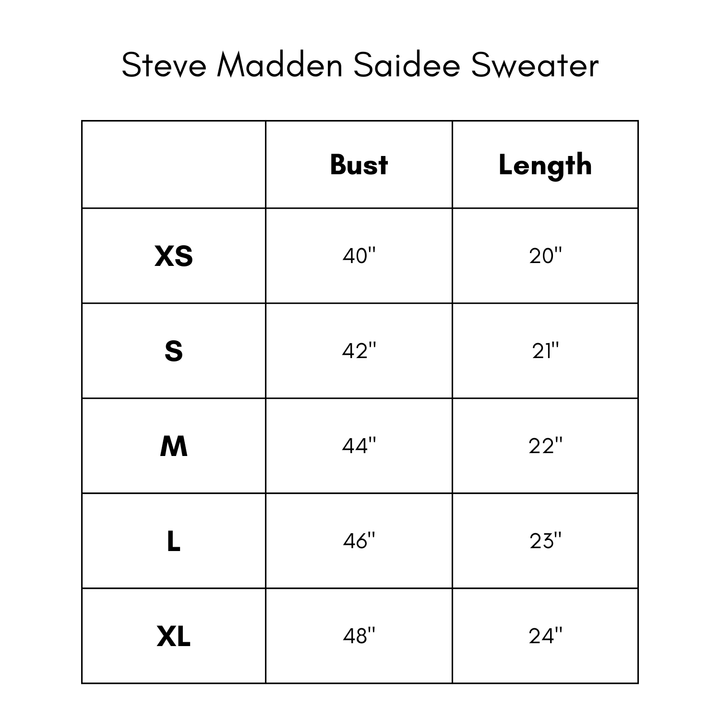 Steve Madden Saidee Sweater