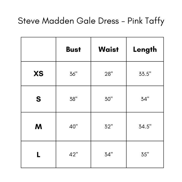 Steve Madden Gale Dress - Pink Taffy