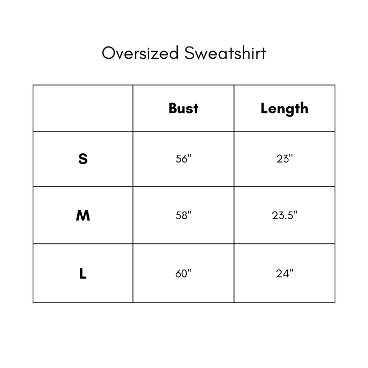 Oversized Sweatshirt - Chocolate
