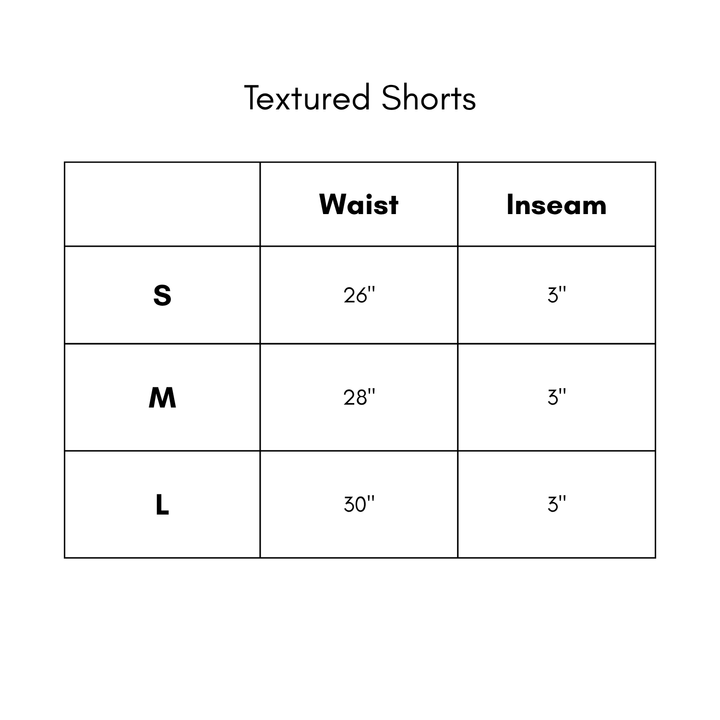 Textured Shorts - Natural