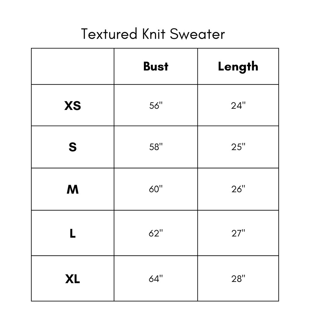 Textured Knit Sweater - Iceberg Green