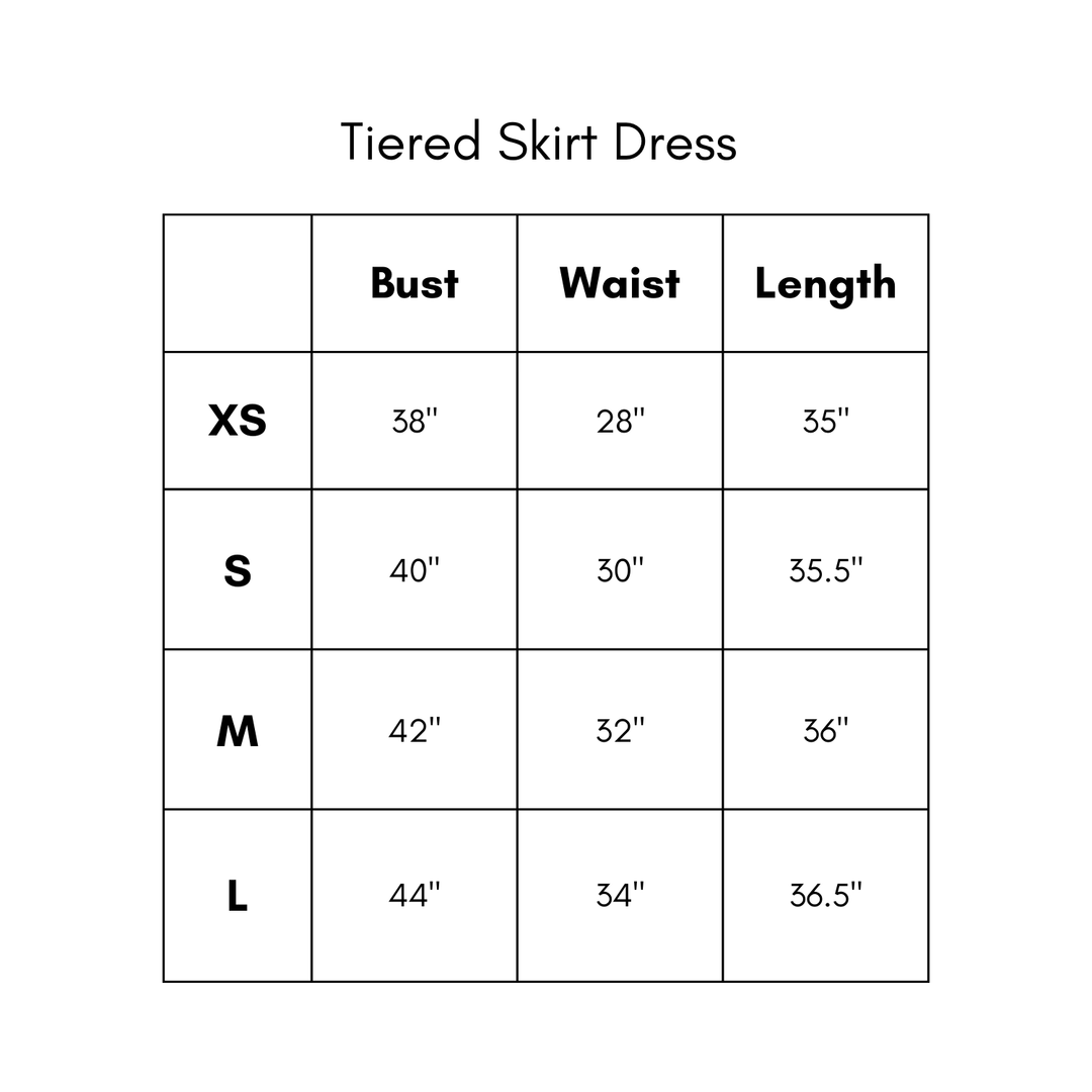 Tiered Skirt Dress - Pink