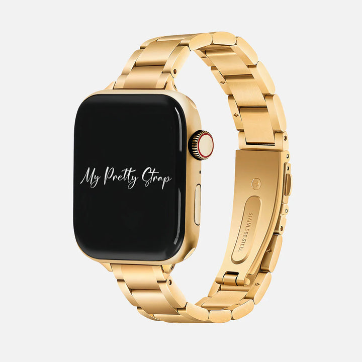 Slim Glazé Apple Watch Strap - Gold