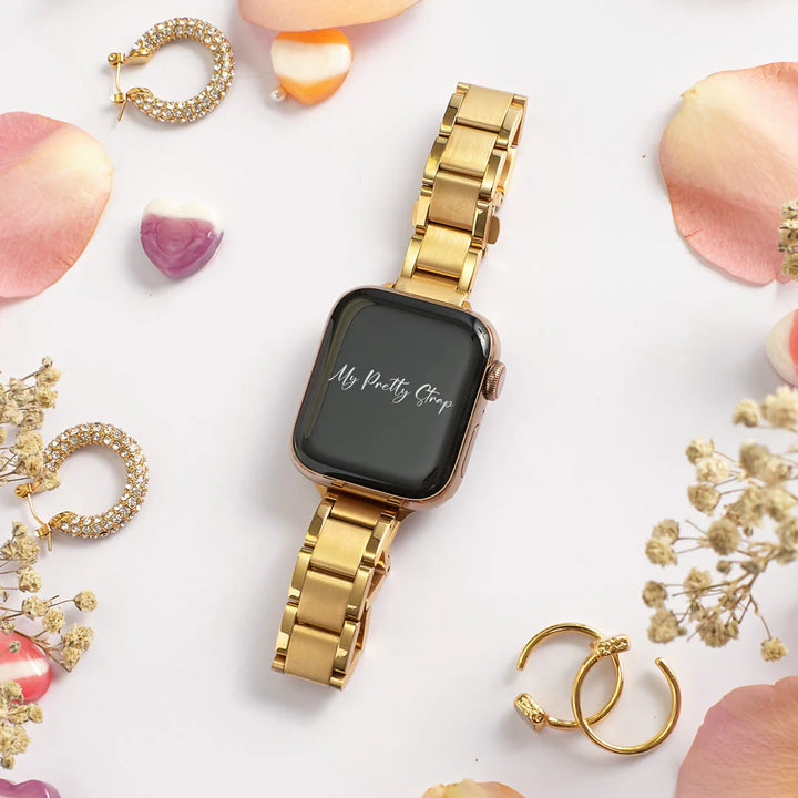 Slim Glazé Apple Watch Strap - Gold