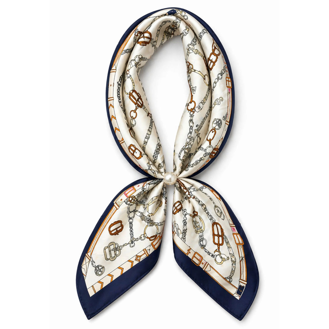 Pearl Magnetic Scarf - Chain